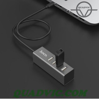 Bộ chia cổng Type C ra Hub 4 cổng USB 2.0 tương thích Windows, Mac OS, Linux, Android QUADVIC.COM
