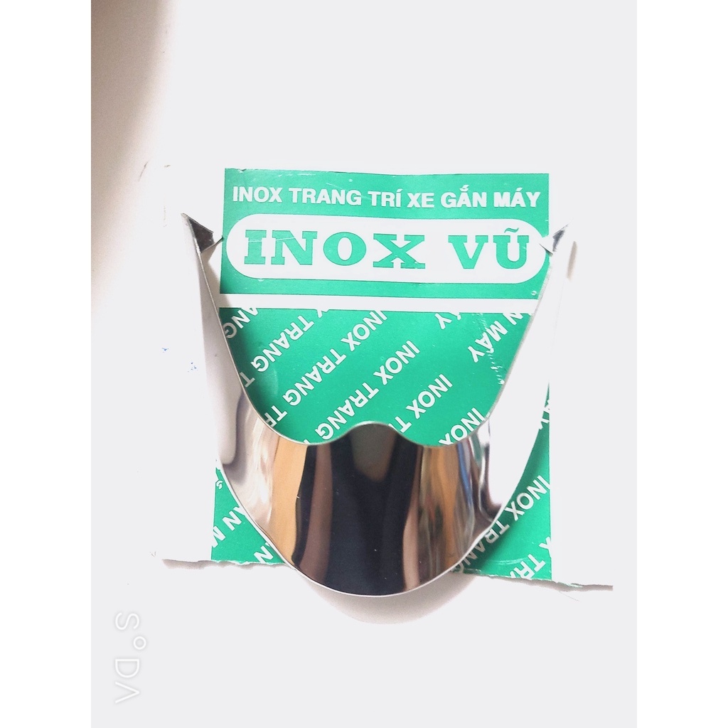 Combo Ốp dè INOX xe WAVE RS 110 sản xuát năm 2011 đến 2016 + 1 tem logo Titan HONDDA  giá 1 cặp tại xưởng INOX Vũ