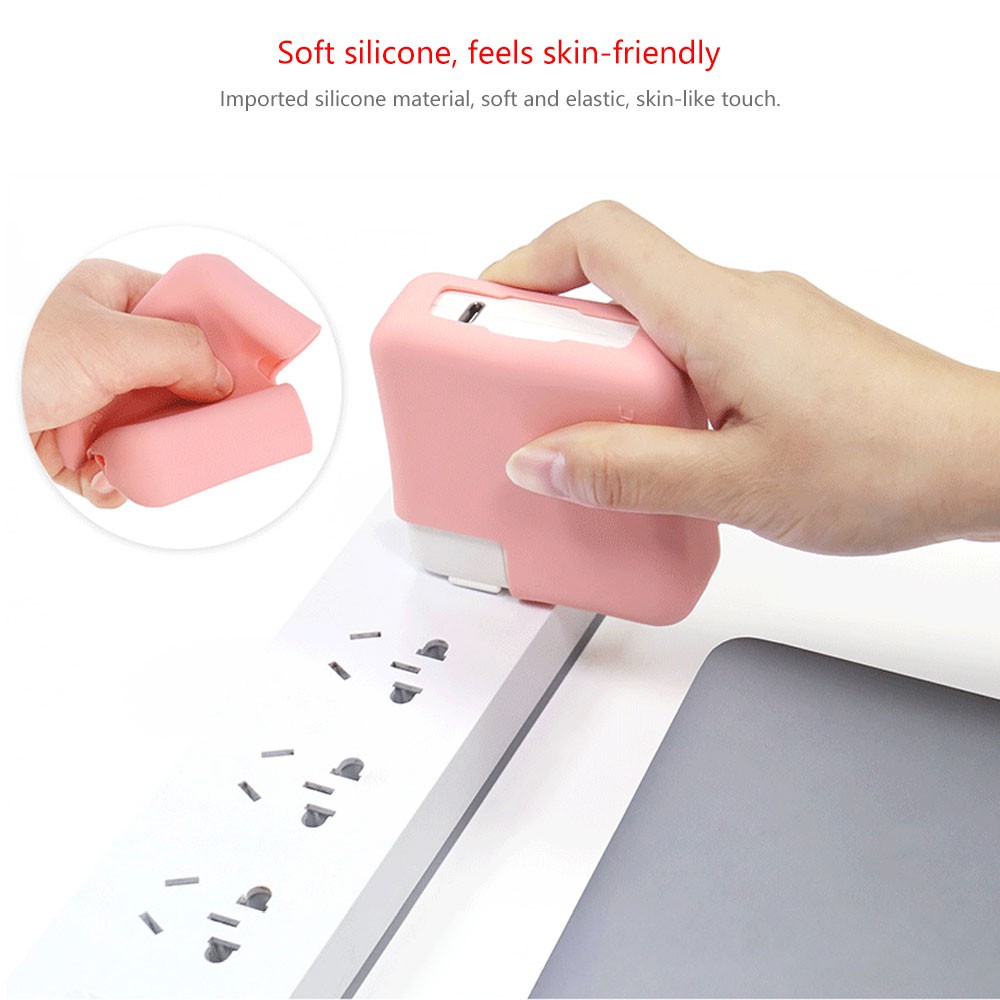 Hộp Sạc Bằng Silicone Siêu Mỏng Cho Macbook Air / Pro changer ultra-thin power protection sleeve Apple MacBook Charger cover