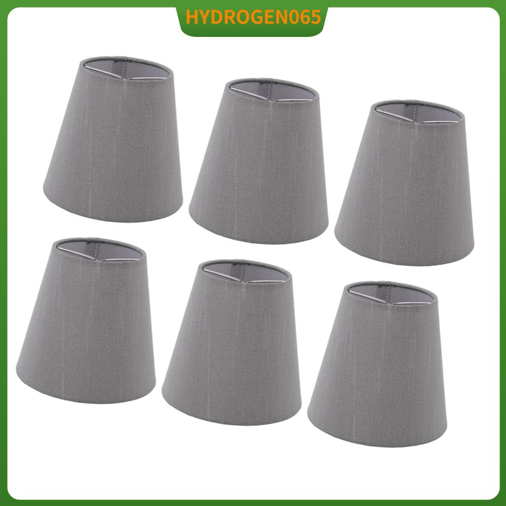 Đèn vải 6 cái Bóng đèn Truyền ánh sáng tốt E14 Nến Che bằng cổ điển Chụp cho phòng ngủ Hydrogen065