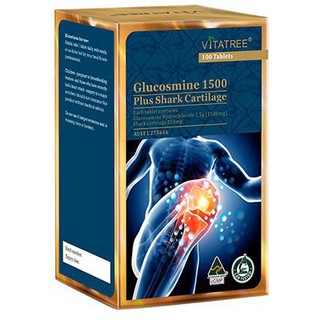 Vitatree Glucosamin 1500MG Plus Shark Catilage Lọ 100 Viên
