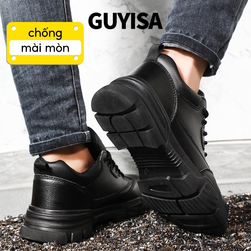 Guyisa Giày Bảo Hộ Lao Động Mũi Thép Chống Thấm Nước An Toàn Có COD