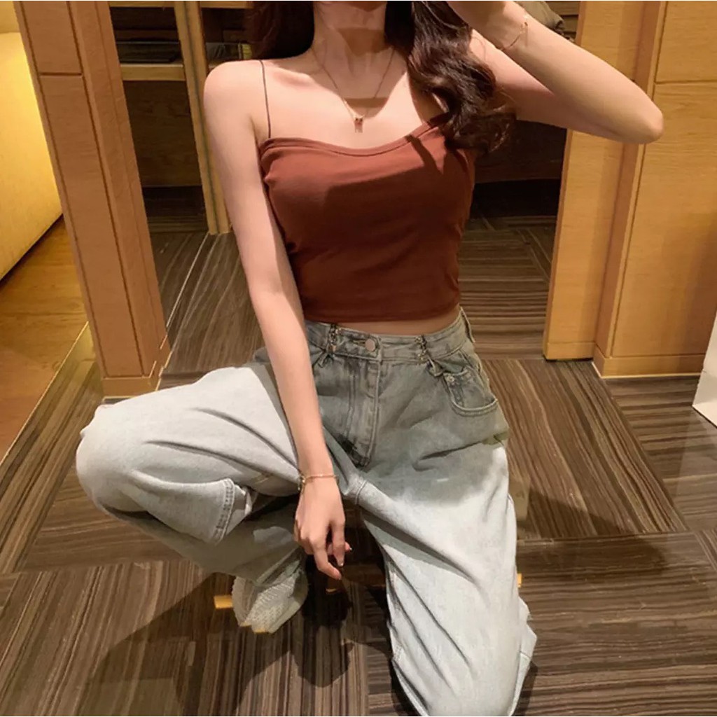 Áo lót 2 dây sợi mảnh có đệm ngực  K2
