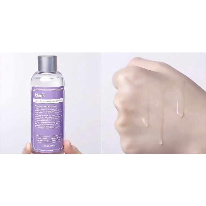 Nước hoa hồng chống viêm không mùi Klairs Supple Preparation Unscented Toner | BigBuy360 - bigbuy360.vn