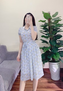 Váy xoè cổ đá sang chảnh