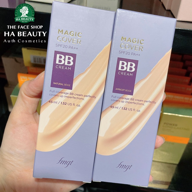 Kem nền trang điểm đa năng The Face Shop fmgt Magic Cover BB Cream SPF20 PA++ 45ml