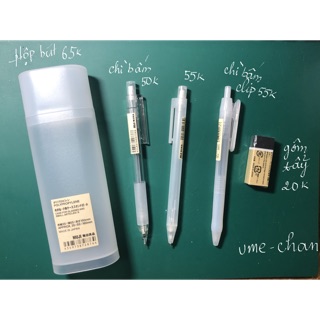 Hộp bút nhựa Muji