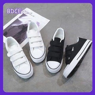 Giày thể thao quai dán chất liệu thoáng khí phong cách Hàn Quốc mới cho nữ