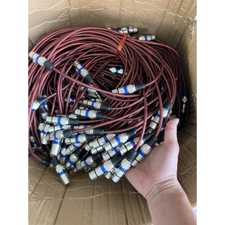 [giá sỉ] Dây Canon 2 Đầu Chống nhiễu (Nâu, tím)  chất lượng cao.Kích thước dây 0.8 mét, dây mềm siêu bền, lõi Đồng nguyê