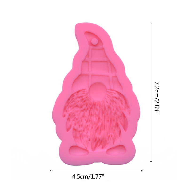 Khuôn Silicone Làm Mặt Vòng cổ / Móc Khóa Bằng Epoxy UV DIY