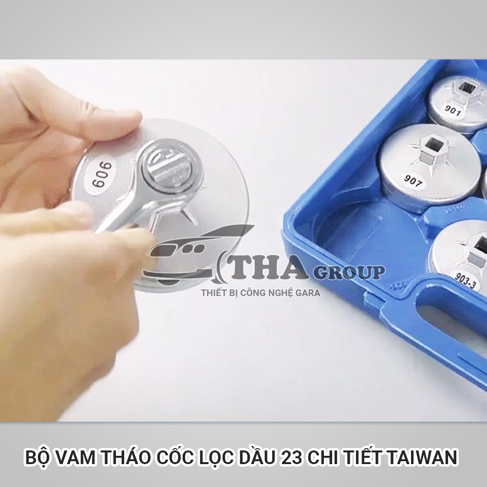 (RẺ VÔ ĐỊCH) Bộ Vam Tháo Cốc Lọc Dầu 23 Chi Tiết Taiwan cao cấp