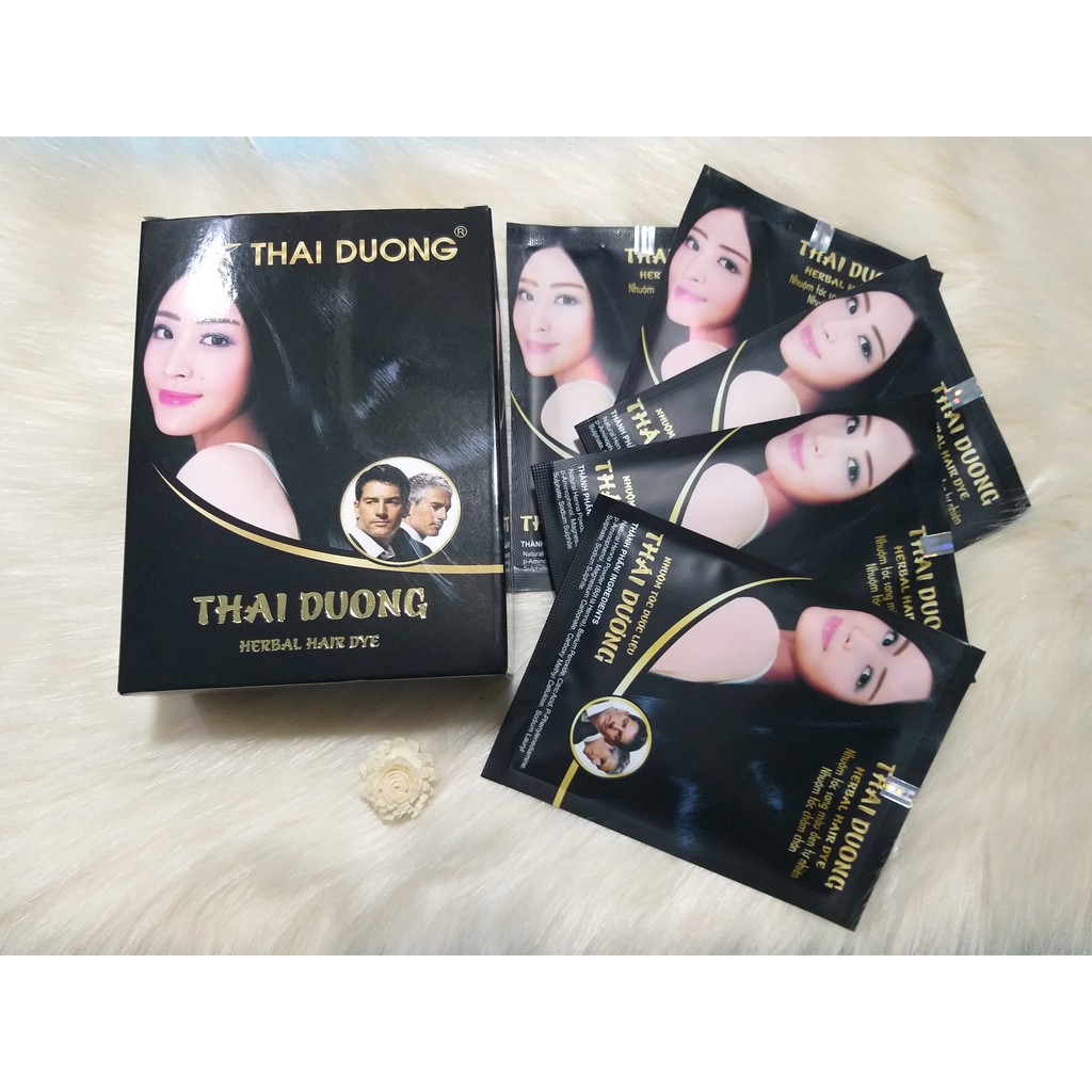 Nhuộm tóc dược liệu thái dương - Hộp 5 gói | BigBuy360 - bigbuy360.vn