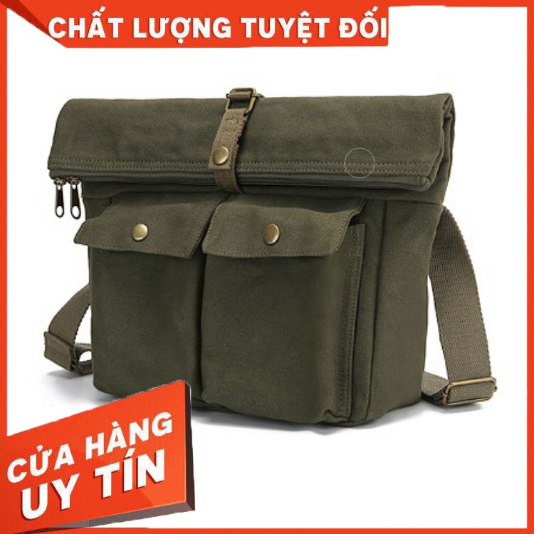 HÀNG CAO CẤP -  TÚI ĐEO CHÉO VINTAGE MỚI 🎁 Túi đựng máy ảnh, Laptop, Khổ giấy A4, Đi Phượt, Đi chơi cà phê,.....  - Hàn