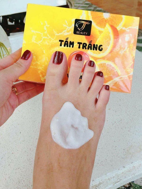 Tắm trắng cam vitamin c