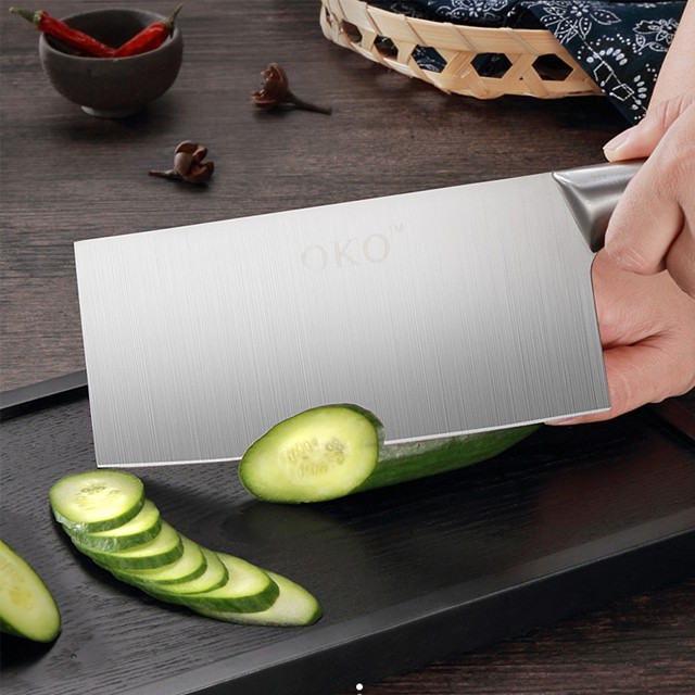 Bộ dao kéo dụng cụ nhà bếp 5 món cao cấp công nghệ Đức hiệu OKO