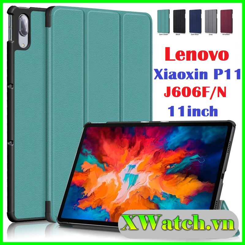 Bao Da Nắp Gập Từ Tính  Lenovo Xiaoxin Pad P11 J606F Lenovo P11 pro Tb-J606F J606N J607F j616X