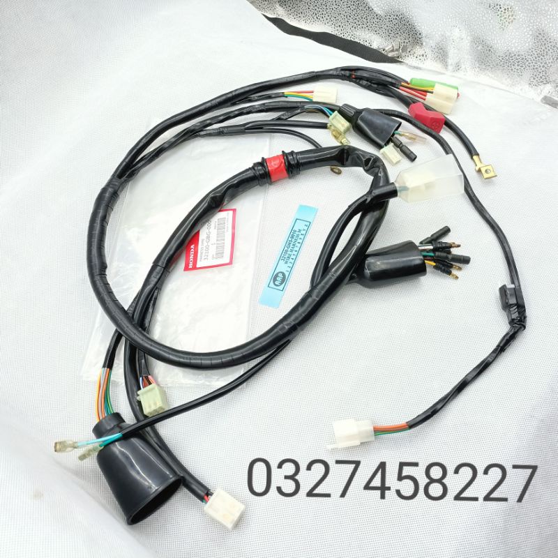 Sợi dây điện sườn chính xe DREAM thái tem xanh zin Honda