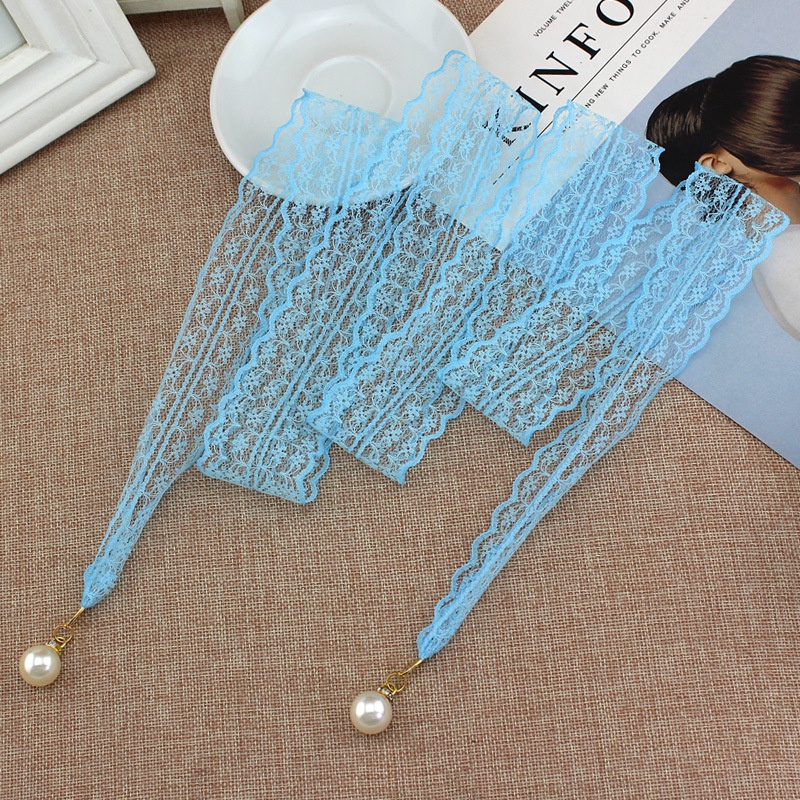 Đai váy ren gắn ngọc, dây lưng nữ thắt nơ