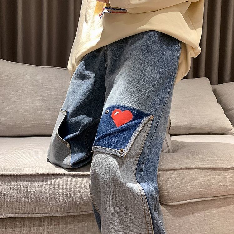 Quần Jeans Dài Ống Rộng Thời Trang Dành Cho Nữ