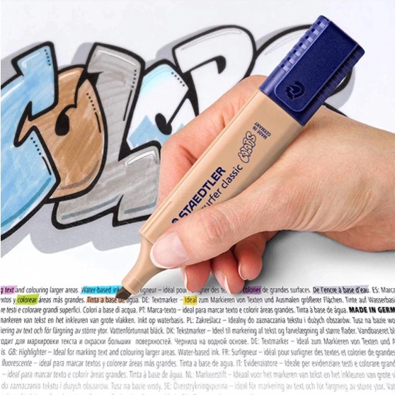 Bút Highlight Staedtler màu cơ bản và màu pastel