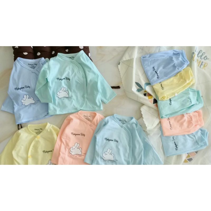 BỘ SƠ SINH MINKY MOM BABY hàng chính hàng loại 1, giành cho da nhạy cảm