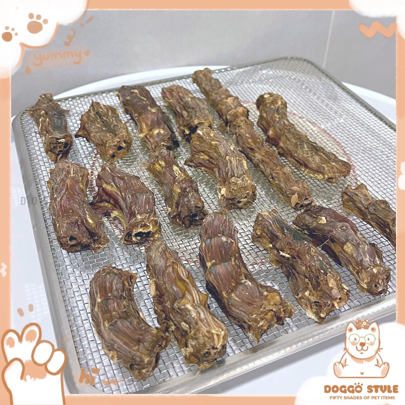 Treat Bánh Thưởng Cho Chó Cổ Vịt Sấy Khô DOGGOSTYLE Homemade Không Chất Bảo Quản 50G 100G