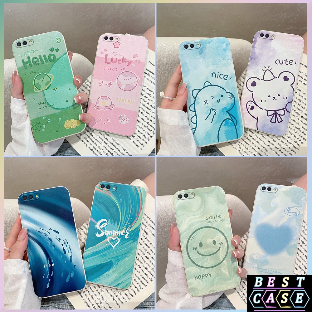 ốp lưng oppo a3s đẹp ôp oppo a3s oppo a3s case ốp điện thoại oppo a3s Ốp Điện Thoại TPU Mềm Đục In Hình Tranh Sơn Dầu Cho Oppo A3s Oppo A12e Oppo A5
