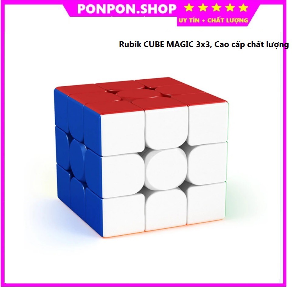 [HOT] Đồ chơi RubiK 3x3 Magic Cube - chất liệu nhựa ABS cao cấp