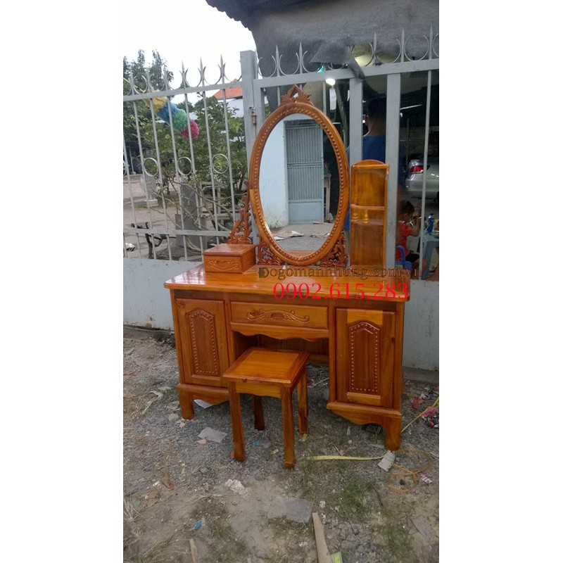 Bàn trang điểm gỗ Tràm bông vàng 002