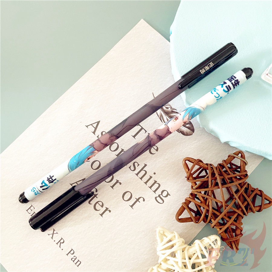 ✿ 1 Cái Thời Gian Đó Tôi Đã Được Phục Hồi Như Bút Slime Q-1 ✿ Bút Mực Gel Họa Tiết Hoạt Hình Rimuru Tempest Cho Văn Phòng Trường Học