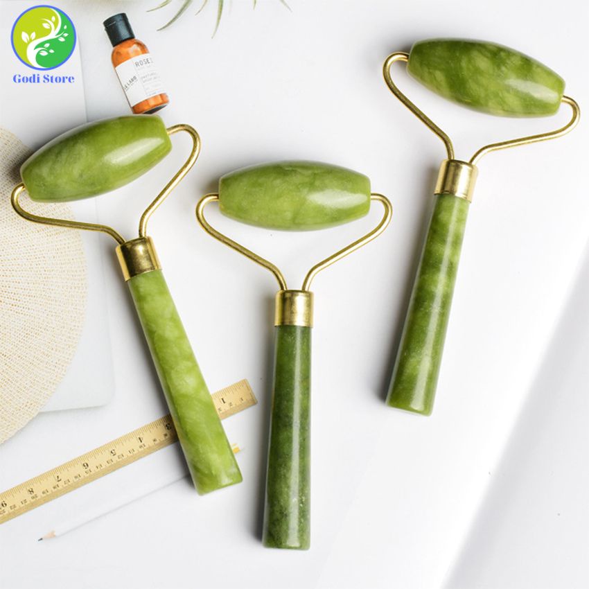 Con Lăn Massage Bằng Đá Một Đầu - Cây Lăn Mặt, Thanh Lăn Massage Mặt, Mắt và Body Hiệu Quả Tại Nhà - G65