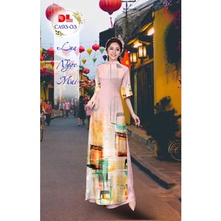 Vải áo dài lập thể