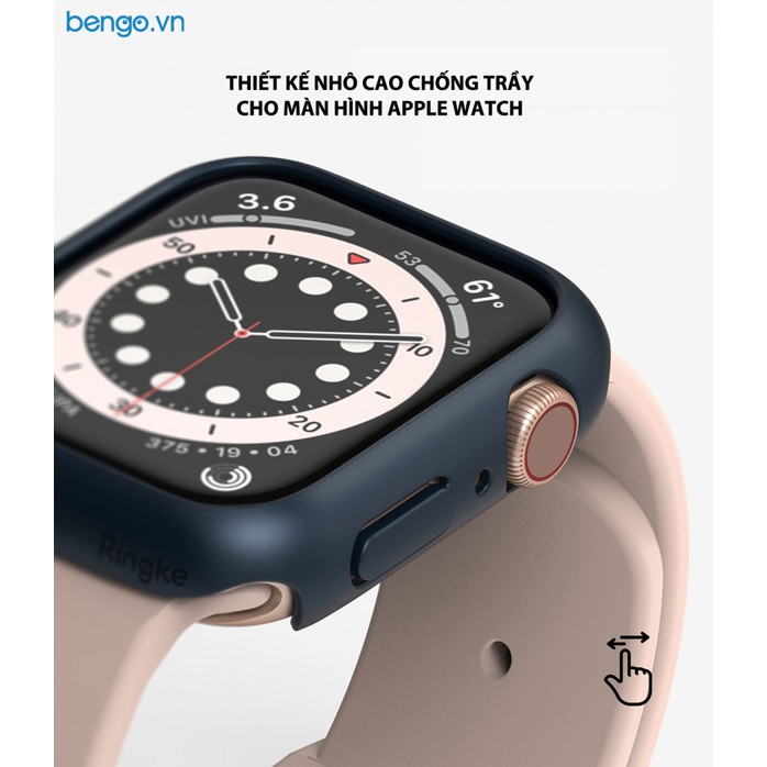 [Mã SKAMA07 giảm 8% đơn 250k]Bộ 2 ốp Apple Watch 6/SE/5/4 44mm RINGKE Slim
