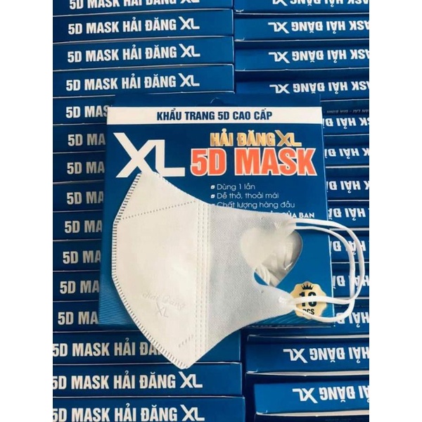 Bạn mới nhập COSHBM -50% đơn 0Đ Khẩu trang y tế 5D Mask Hải Đăng Hộp 10