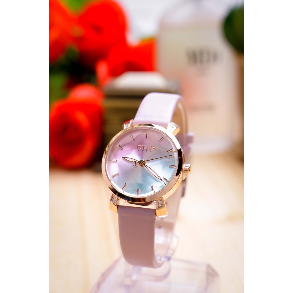 Đồng Hồ nữ Julius Hàn Quốc JA-1158 dây da nhiều màu | BigBuy360 - bigbuy360.vn