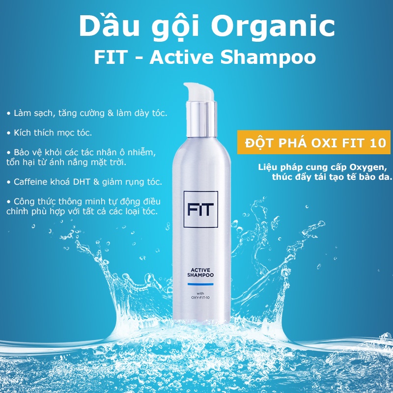 Dầu gội FIT Active Shampoo 250ml – Mùi Trầm hương