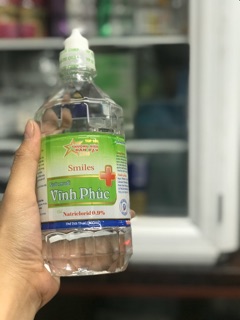 NƯỚC MUỐI SINH LÍ VĨNH PHÚC CHAI 500ML