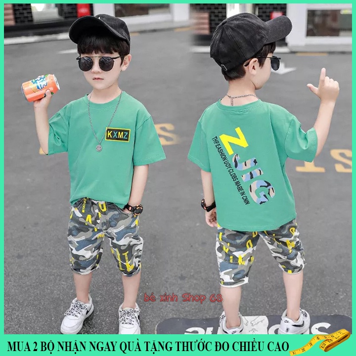 Bộ quần áo cho bé trai 18-45kg RANDI68 cực kì khỏe khoắn , năng động, vải mềm mát, hàng may kĩ.RANDI68