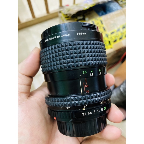 Lens bokeh bong bóng Minolta MD 35-70f3.5 ngàm MD, sử sụng trên máy film ngàm MD như: Srt101, X700,SRT super, SR505....