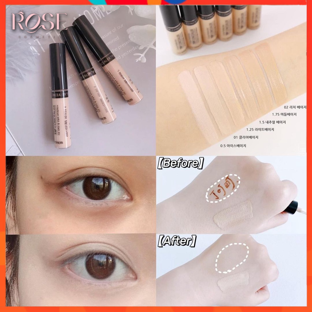 Kem che khuyết điểm THE SAEM ⚡[CHÍNH HÃNG]⚡ Cover Perfection Tip Concealer Spf28 PA++ CKĐ quốc dân | BigBuy360 - bigbuy360.vn