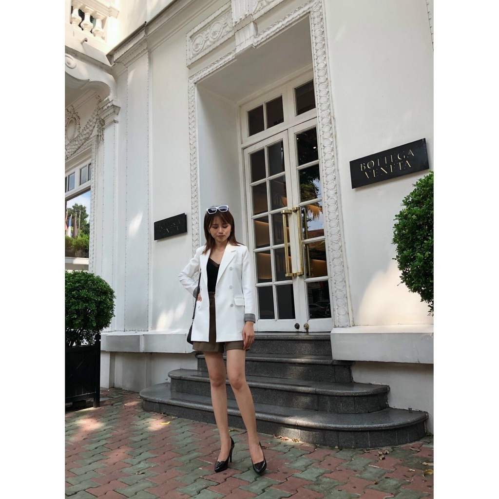 [Mã WAST30K hoàn 10% xu đơn 150k] (Ảnh Thật + Video) Áo Blazer Thiết Kế - Áó vest nữ A34