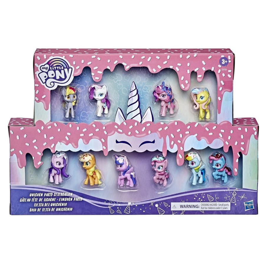 My Little Pony Unicorn Party Celebration 1.5-Inch Mini Figure 10-Pack