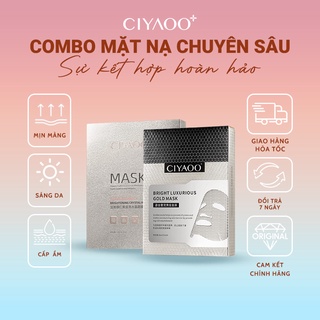 Combo Mặt Nạ Pha Lê + Mặt Nạ Vàng Chống Lão Hóa