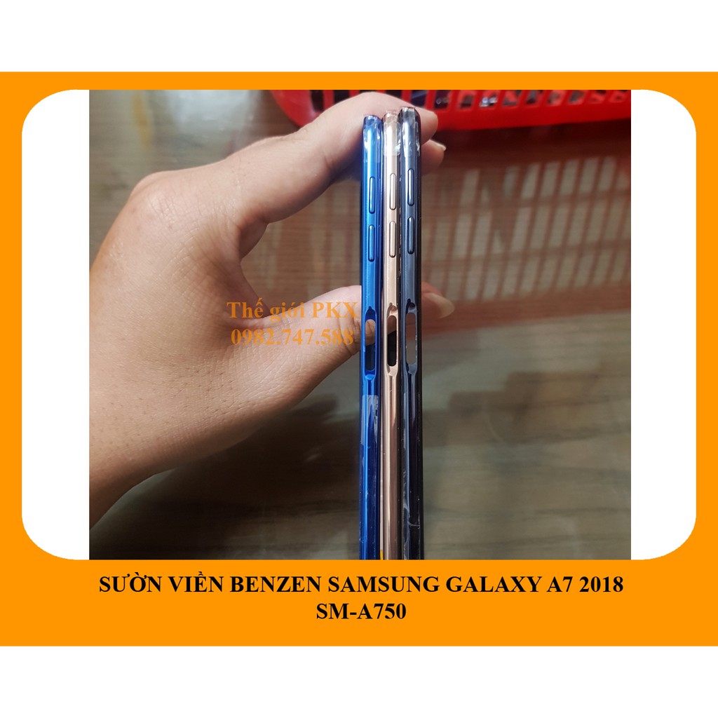 Vỏ khung sườn viền benzen Samsung Galaxy A7 2018 chính hãng A750