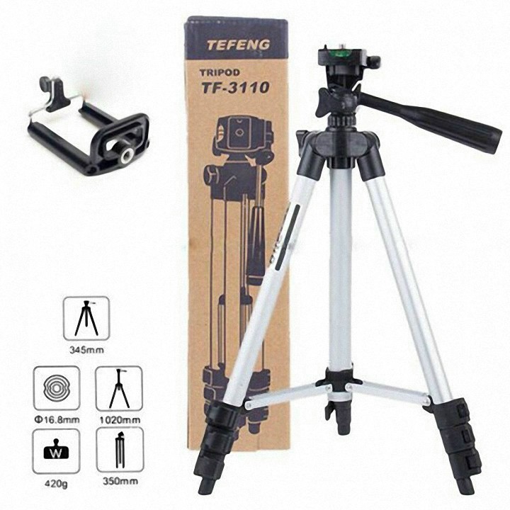 Gậy livestream, chụp ảnh 3 chân Tripod 3110 tiện dụng