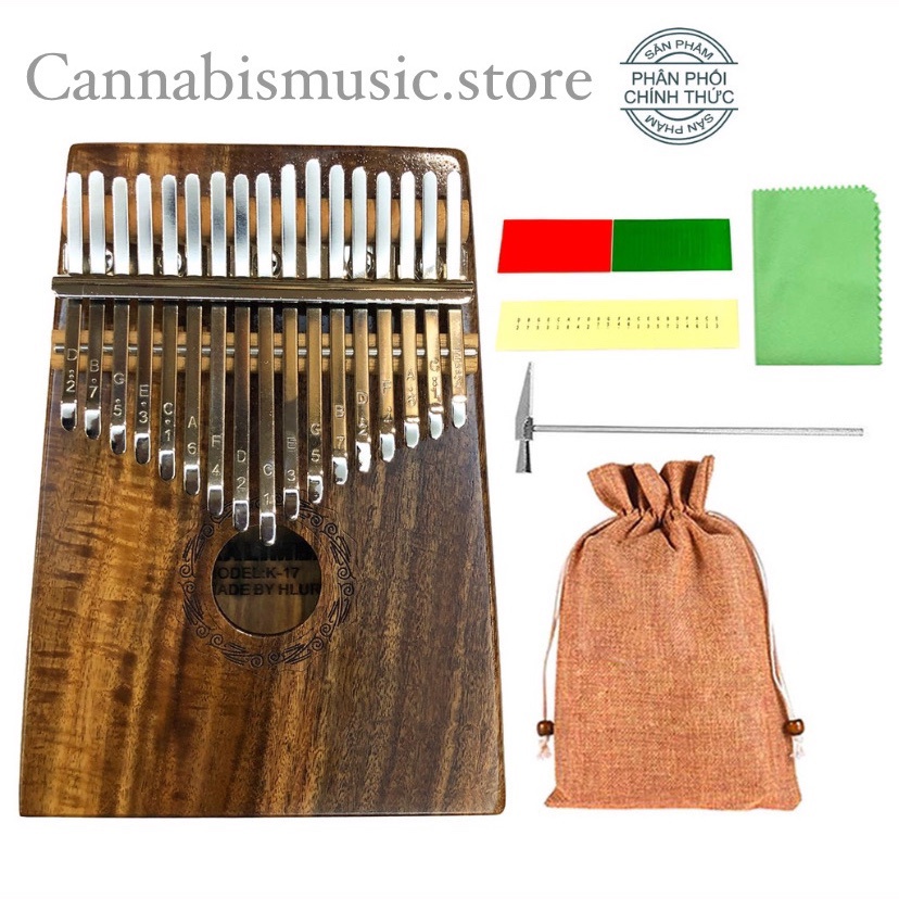 Chính Hãng - Đàn Kalimba 17 Phím Hluru KG-KO