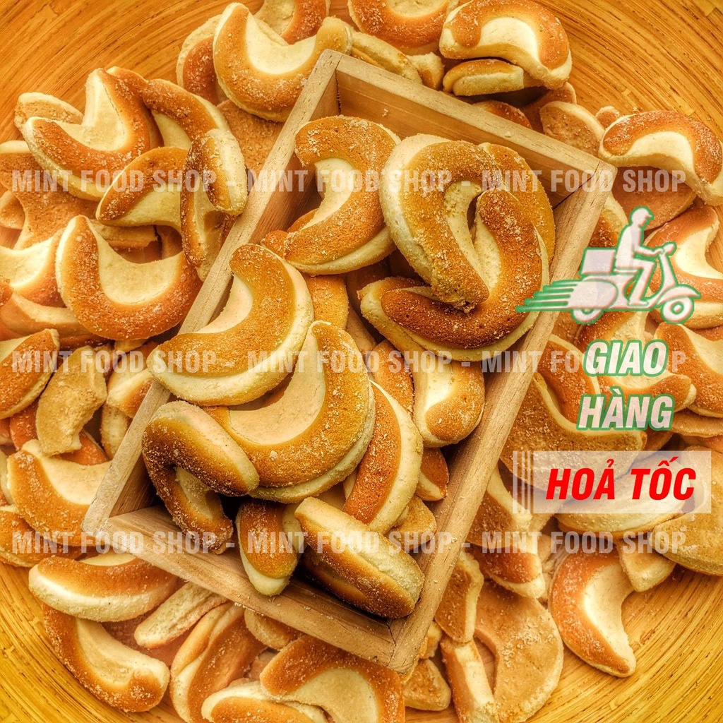 Bánh Liềm Sữa Lon 300Gram (Bánh Quy Bơ Sữa)