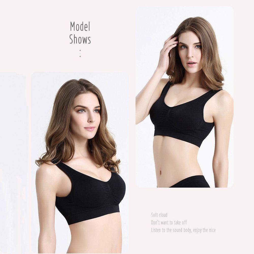 Áo Ngực Thể Thao Co Giãn Không Đường May Dành Cho Nữ