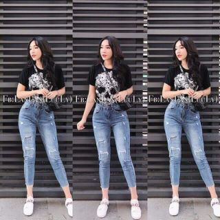 32-36 sỉ=lẻ Quần jean lưnh cao bigsize