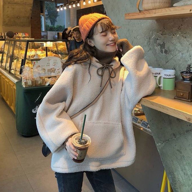 Áo Hoodies Có Nón Dài Tay Thời Trang Hàn Quốc Mới